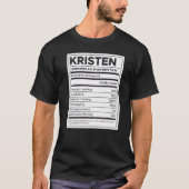 Kristen Voeding Informatie Probleem Oplossen Hard T-shirt (Voorkant)