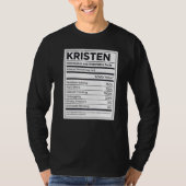Kristen Voeding Informatie Probleem Oplossen Hard T-shirt (Voorkant)