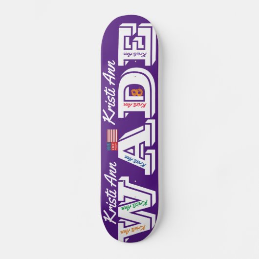 KRISTI ANN WADE 1 Skateboard (Voorkant)