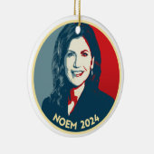 KRISTI NOEM 2024 KERAMISCH ORNAMENT (Rechts)
