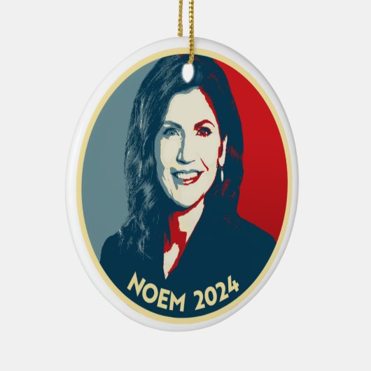 KRISTI NOEM 2024 KERAMISCH ORNAMENT (Rechts)