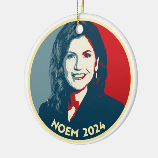 KRISTI NOEM 2024 KERAMISCH ORNAMENT (Links)