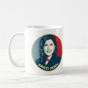 KRISTI NOEM Propaganda Badge Koffiemok