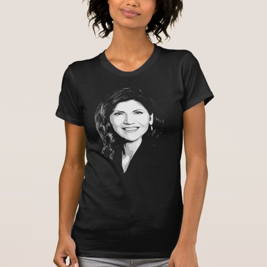 KRISTI NOEM Screening Portret T-shirt (Voorkant)