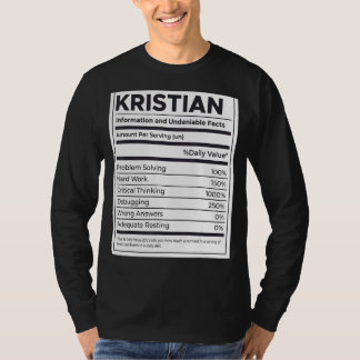 Kristian Voeding Informatie Probleem Oplossen Har T-shirt