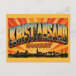Kristiansand Noorwegen Kathedraal Briefkaart