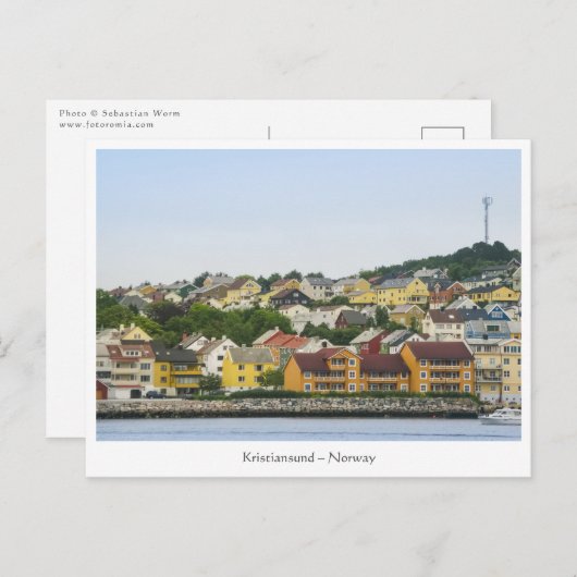 Kristiansund Briefkaart (Voorkant / Achterkant)