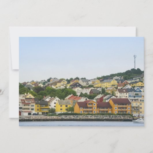 Kristiansund Houses Norway Kaart (Voorkant)
