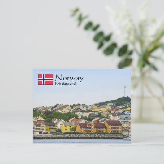 Kristiansund Norway Briefkaart (Staand voorkant)
