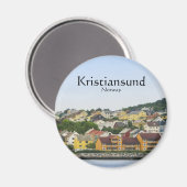 Kristiansund Norway Magneet (Voorkant / Achterkant)