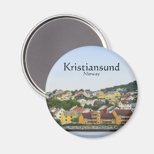 Kristiansund Norway Magneet (Voorkant / Achterkant)