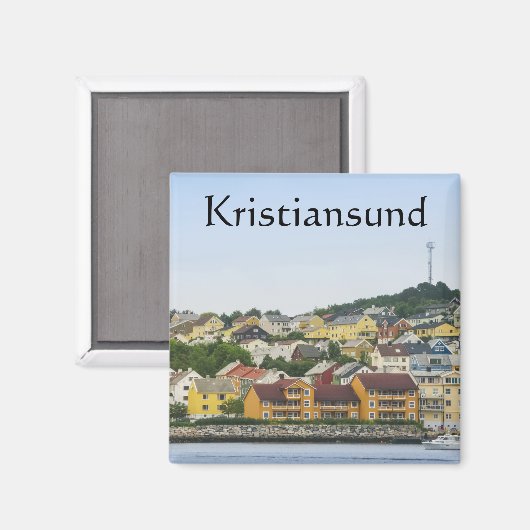 Kristiansund Norway Magneet (Voorkant / Achterkant)