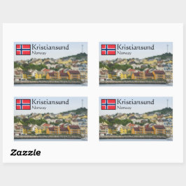 Kristiansund Norway Rechthoekige Sticker