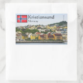 Kristiansund Norway Rechthoekige Sticker (Tas)