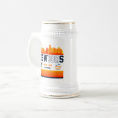 Kristie Mewis 100th Pet Stein Bierpul (Voorkant links)