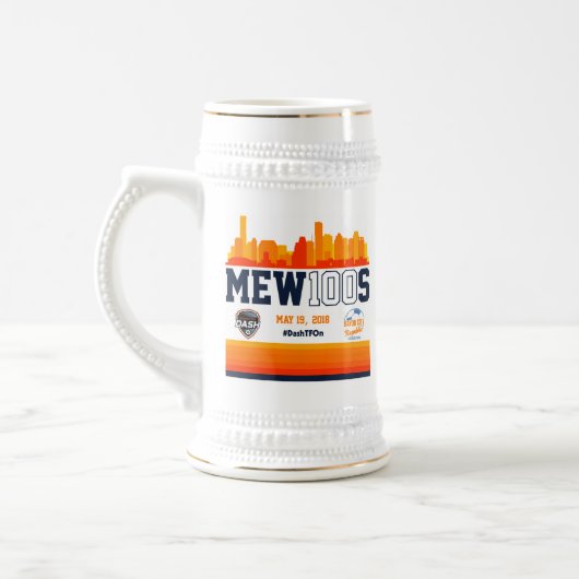 Kristie Mewis 100th Pet Stein Bierpul (Links)