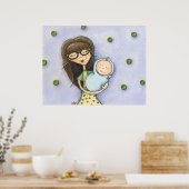 Kristin & Charles magnet Poster (Keuken)