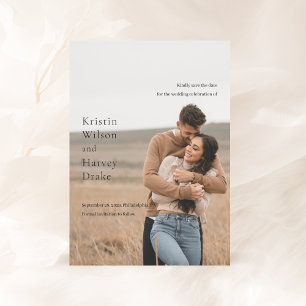 Kristin foto moderne bruiloft save the date