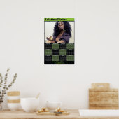 Kristina Divine Pinup Calendar Poster (Keuken)