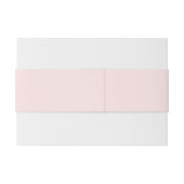 Kristina Elegant Simple Monogram Pastel Pink Uitnodigingen Wikkel (Achterkant Voorbeeld)