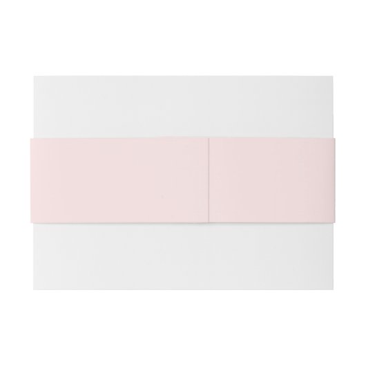 Kristina Elegant Simple Monogram Pastel Pink Uitnodigingen Wikkel (Achterkant Voorbeeld)