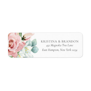 Kristina Pastel Pink Floral Boho Chic Etiket