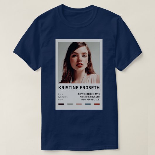 Kristine Froseth TShirt (Design voorkant)
