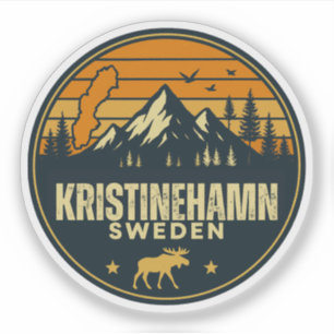 Kristinehamn, Zweden Sverige Sticker