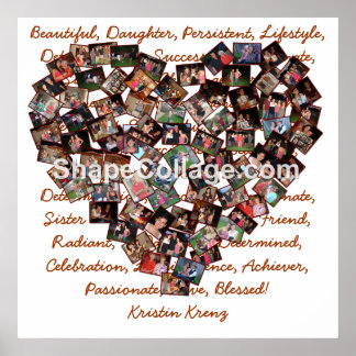 Kristin's Afstuderen Afbeeldingen Poster