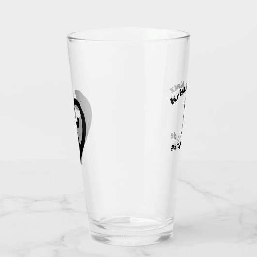 Kristin's Katz Bierglas Glas (Rechts)