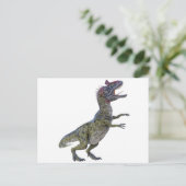 Kristolofosaurus in zijprofiel briefkaart (Staand voorkant)