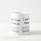 Kristy periodieke lijstnaam mok (Center)