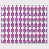 Kristy WraptnLuv™ Naam Gift Wrap Paper- LUVYBZ® Cadeaupapier (Vlak)