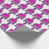 Kristy WraptnLuv™ Naam Gift Wrap Paper- LUVYBZ® Cadeaupapier (Hoek)
