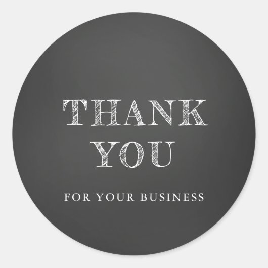 Krit Krijt Bedankt Sticker (Voorkant)