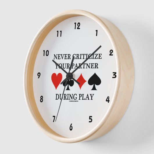 Kritiek nooit op uw Partner tijdens de Brug van he (Hoek)