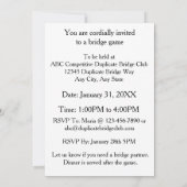 Kritiek nooit op uw Partner tijdens de Brug van he Kaart (Achterkant)