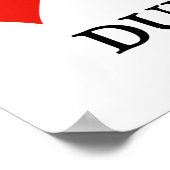 Kritiek nooit op uw Partner tijdens de Brug van he Poster (Hoek)