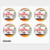 kritiek pad ronde sticker (Vel)