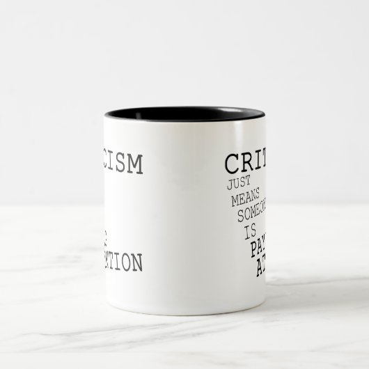 Kritiek Tweekleurige Koffiemok (Center)