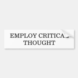 Kritieke Bumpersticker