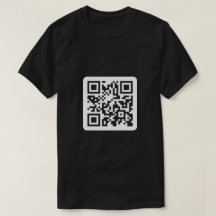 Kritieke rasbenaming QR-code BHM T-Shirt