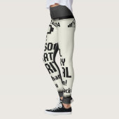 Kritieke sociale batterij Grappige introvert Tech Leggings (Links)