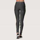 Kritieke sociale batterij Grappige introvert Tech Leggings (Achterkant)