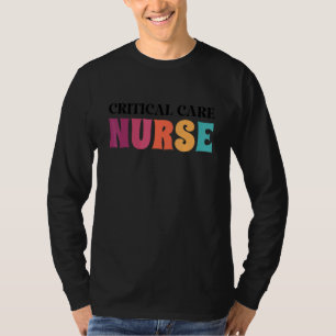 Kritieke verpleegkundige verzorging cc verpleegste t-shirt