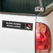 Kritieke Zwarte & Rode Iconische Bumpersticker (Op Truck)