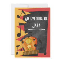 Kritisch Bord Jazz Blues Thema Feest