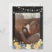 Kritisch bord & Lichtslingers 50 Huwelijksverjaard Kaart (Achterkant)