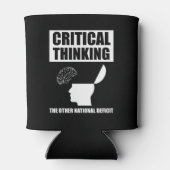 Kritisch denken over het andere nationale tekort blikjeskoeler (Achterkant)