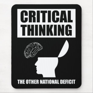 Kritisch denken over het andere nationale tekort muismat